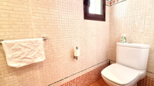 guest toilet in apartment in santa ponsa, mallorca