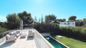 Villa Santa Ponsa, Mallorca private swimming pool and garden