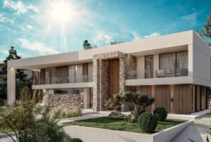 Premium modern new-build villa 2025 in Santa Ponsa with open-plan living and designer kitchen. Mallorca