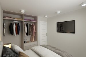 apartment next to entrance to the portals nous